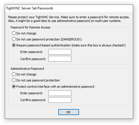 tightvnc password