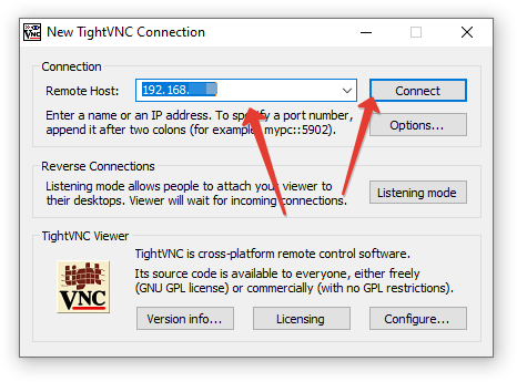 tightvnc viewer